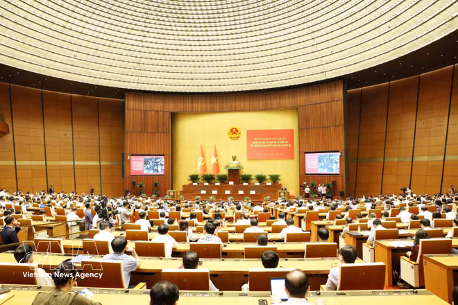 A view of the nationwide conference held on September 3 to study, disseminate and implement a number of resolutions and directives of the Political Bureau (Photo: VNA)