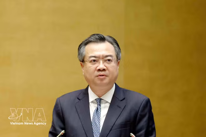 Head of the Party Central Committee’s Commission for Policy and Strategy Nguyen Thanh Nghi speaks at the national conference on September 3. (Photo: VNA)