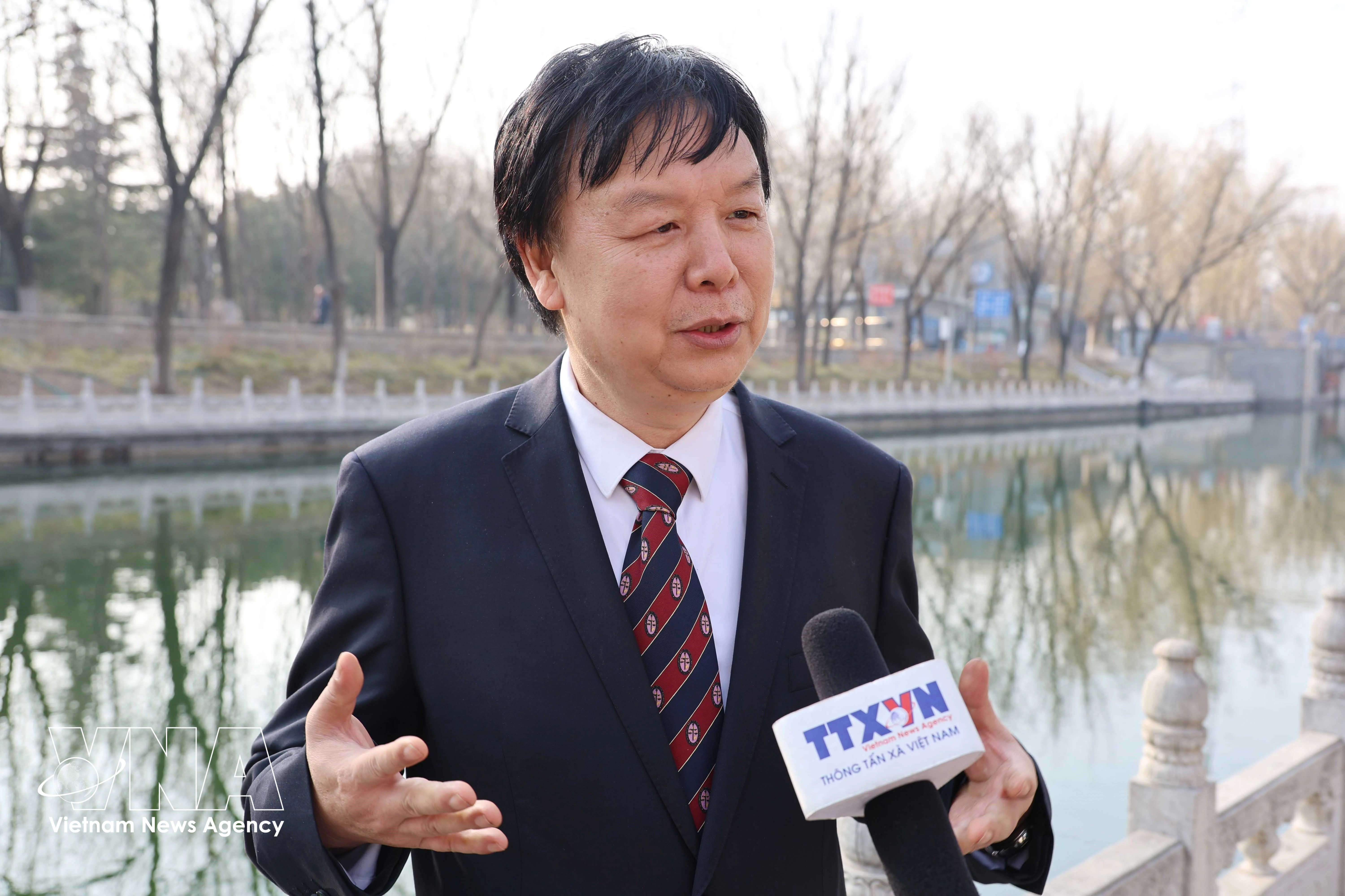 Professor Mi Liang, Director of the Centre for Southeast Asian Studies at Beijing Foreign Studies University of China. (Photo: VNA)