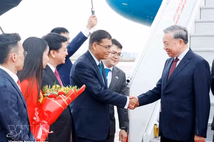 Party General Secretary, State President To Lam begins state visit to India