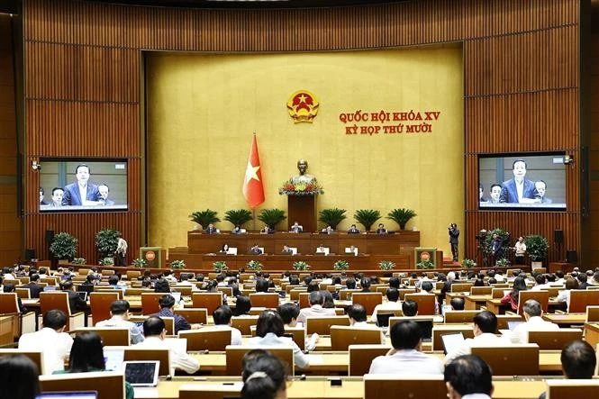 At a NA session (Photo: VNA)