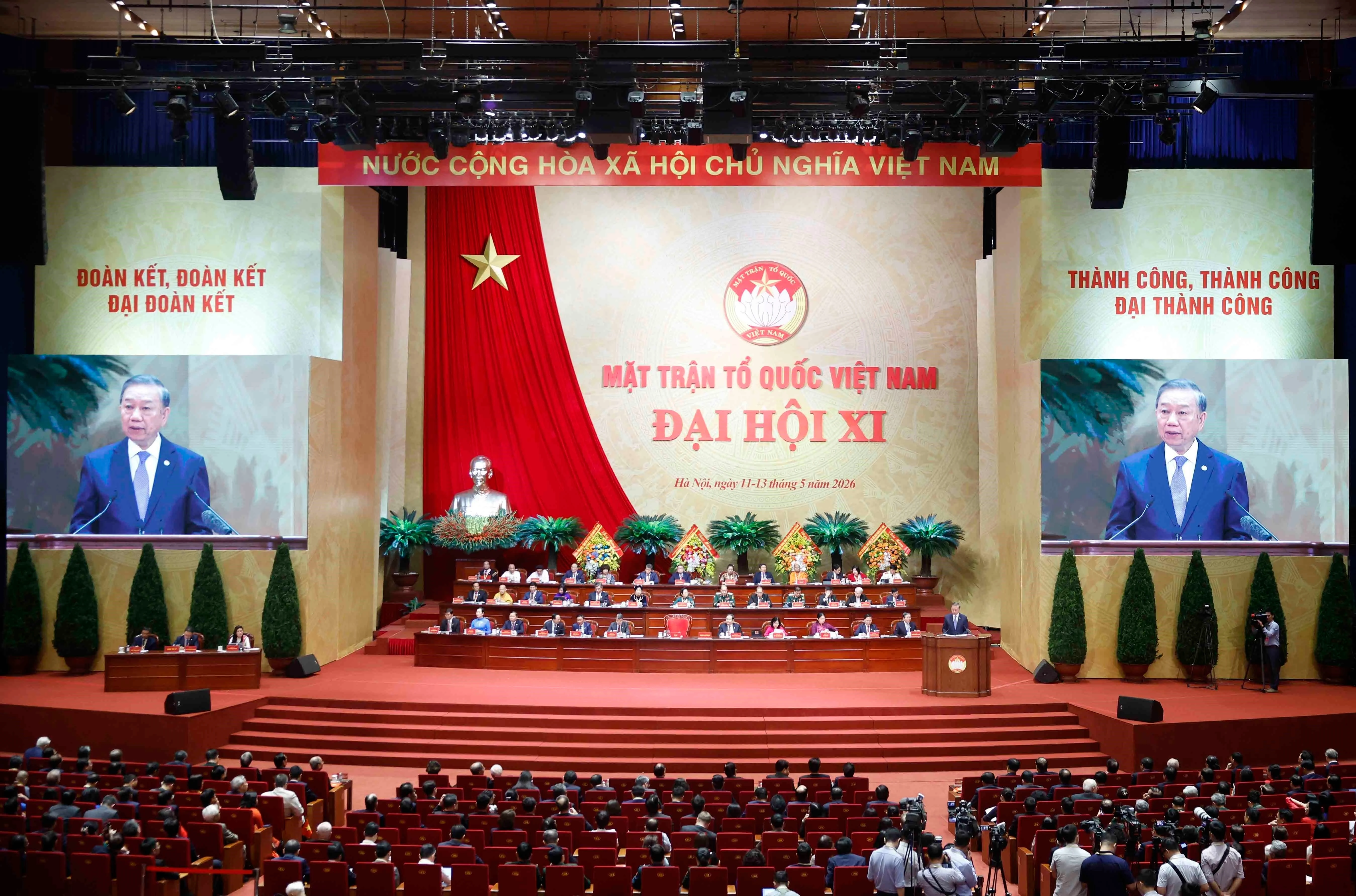 At the VFF's 11th National Congress for the 2026-2031 tenure. (Photo: VNA)