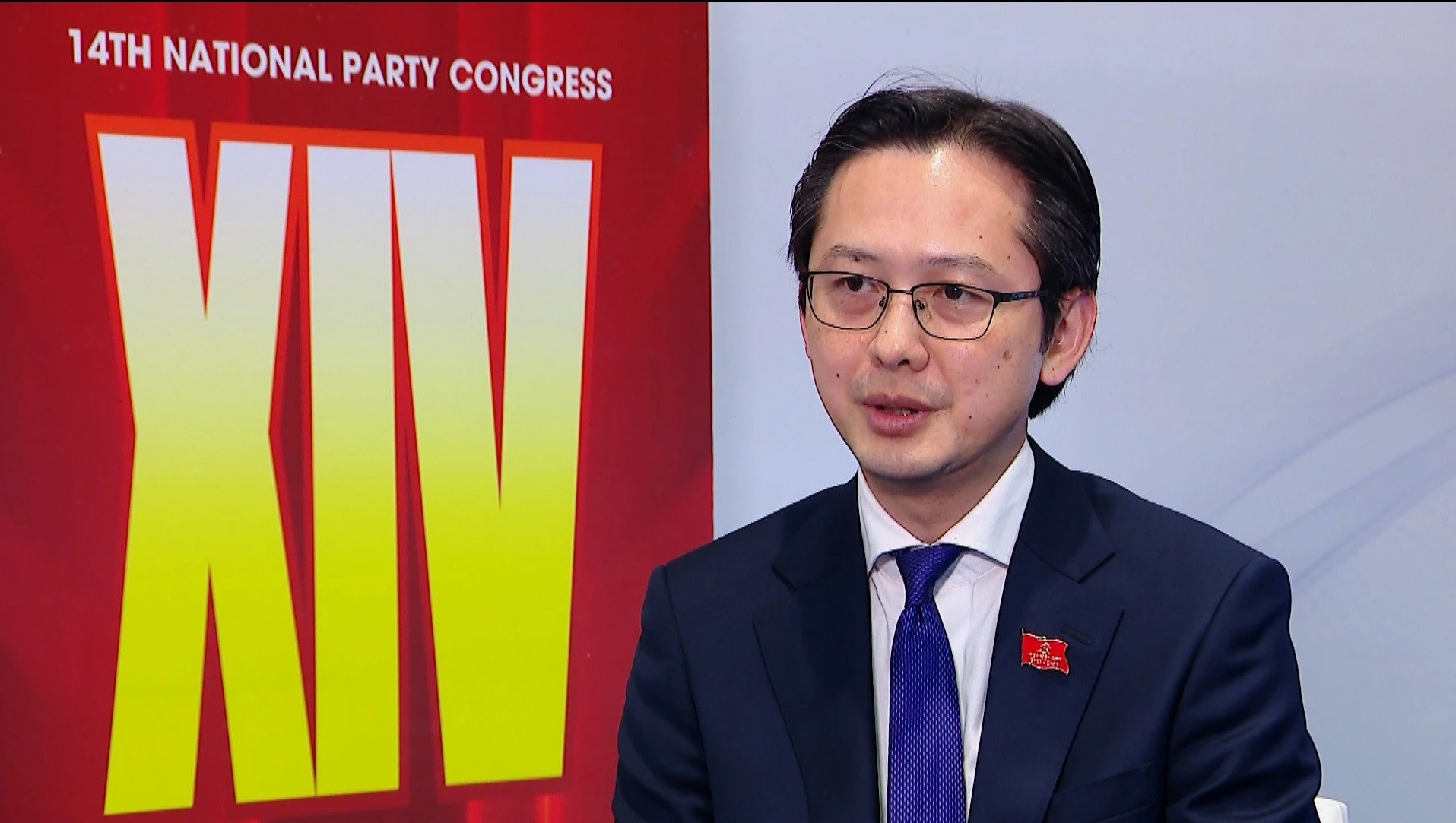 Ambassador Do Hung Viet, Permanent Representative of Vietnam to the United Nations, speaks to the Vietnam News Agency (VNA) in the interview shortly after the 14th National Party Congress concluded in Hanoi on January 23. (Photo: VNA)