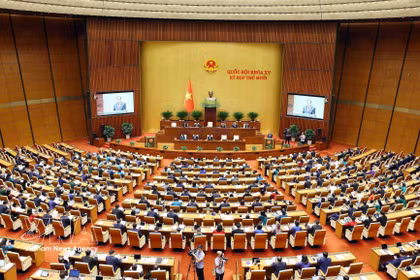An overview of the opening sitting of the 15th NA's 10th session on October 20, 2025 (Photo: VNA)