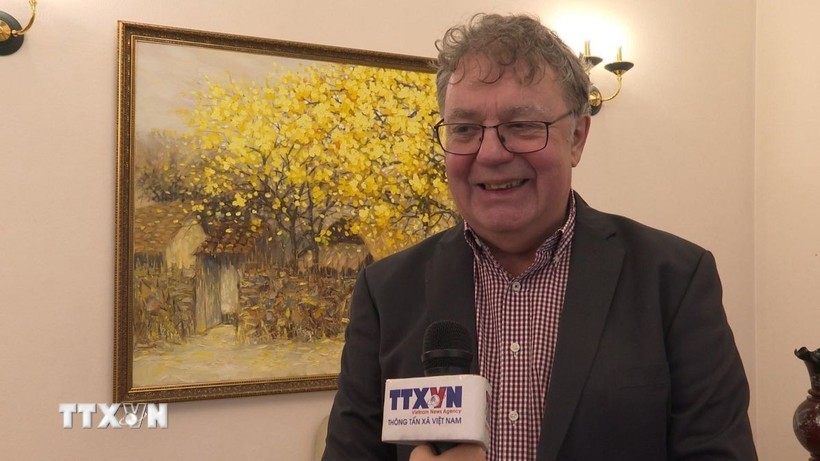 Patrik Köbele, Chairman of the German Communist Party (DKP). (Photo: VNA)