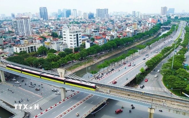The renovation project is expected to revitalise the To Lich River, improving the urban landscape and living environment in Hanoi. (Photo: VNA)