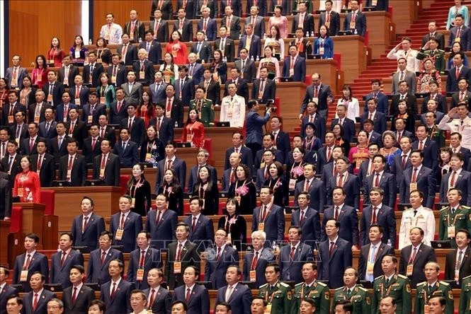 The 14th National Party Congress brings together 1,586 delegates, representing more than 5.6 million Party members nationwide. (Photo: VNA)