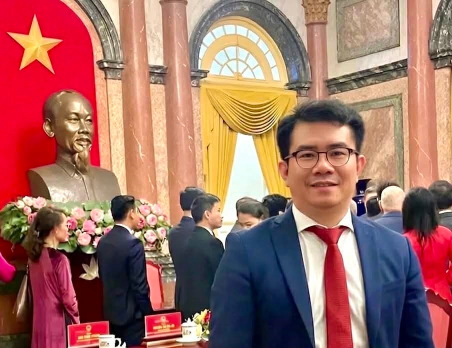 Pham Khanh Nam, Editor-in-Chief of Huong Viet Magazine in Germany (Photo published by VNA)