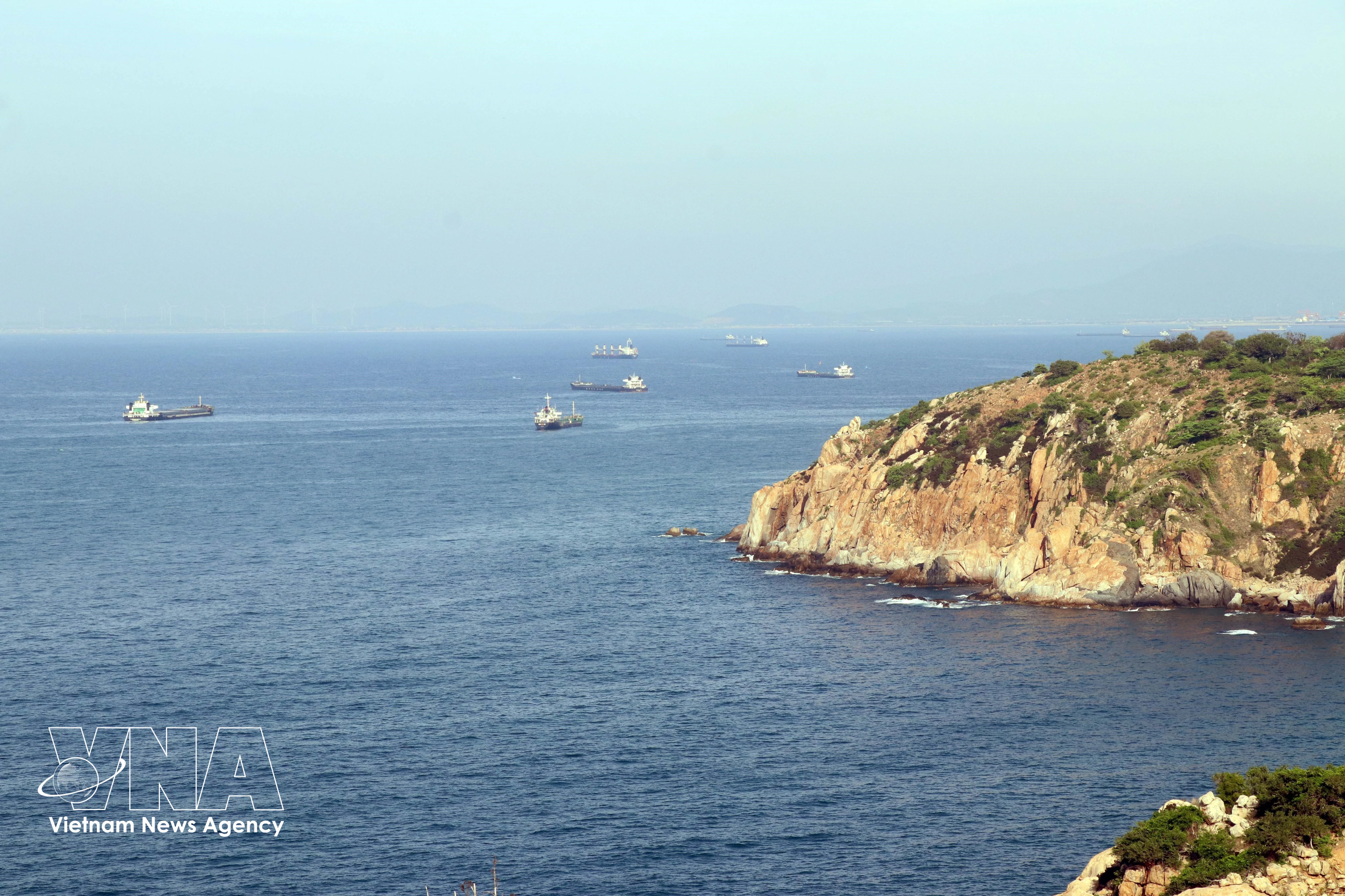 The Ca Na general port in Ca Na commune, Khanh Hoa province, will serve as a transshipment hub for the development of the renewable energy industry and services centre. (Photo: VNA)