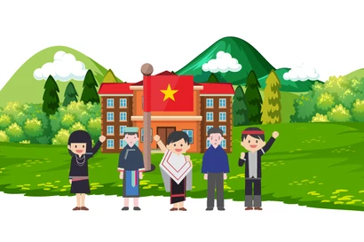 Groundbreaking ceremonies for 72 inter-level boarding schools in land border communes 