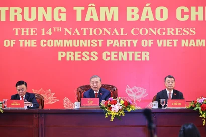 Party leader highlights people as the centre of national development