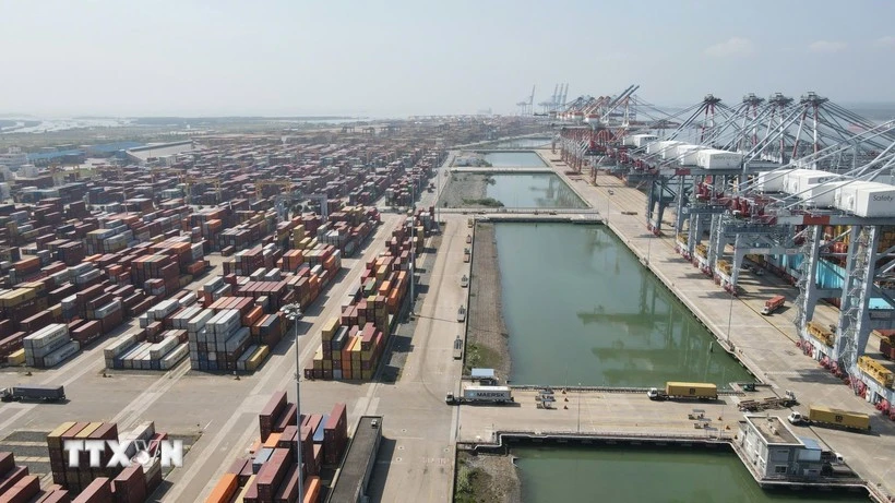 Cai Mep-Thi Vai port in Ho Chi Minh City. (Photo: VNA)