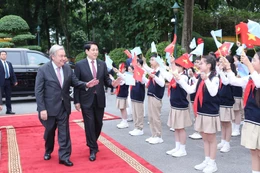 Welcome ceremony for UN Secretary-General’s official visit to Vietnam