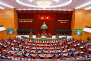 An overview of the third meeting of the 14th Party Central Committee (Photo: VNA)