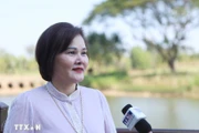 Pham Thi Minh Huong, Vice Chairwoman of the Business Association of Overseas Vietnamese. (Photo: VNA)