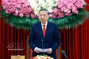 Party General Secretary and State President To Lam speaks at the working session (Photo: VNA)