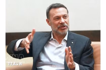 Former Australian Ambassador to Vietnam Andrew Goledzinowski. Published by VNA