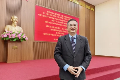 Prof. Dr. Cheng Hanping, Executive Director of the Institute for Regional and National Studies and Director of the Vietnam Studies Centre at Zhejiang University of Technology. (Photo published by VNA)