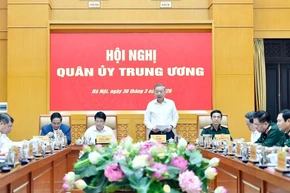 Party leader chairs Central Military Commission's meeting in Hanoi