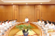 A meeting with Party committees, central agencies, and mass organisations under the chair of Politburo member and Permanent Member of the Party Central Committee’s Secretariat Tran Cam Tu on October 16 (Photo: VNA)