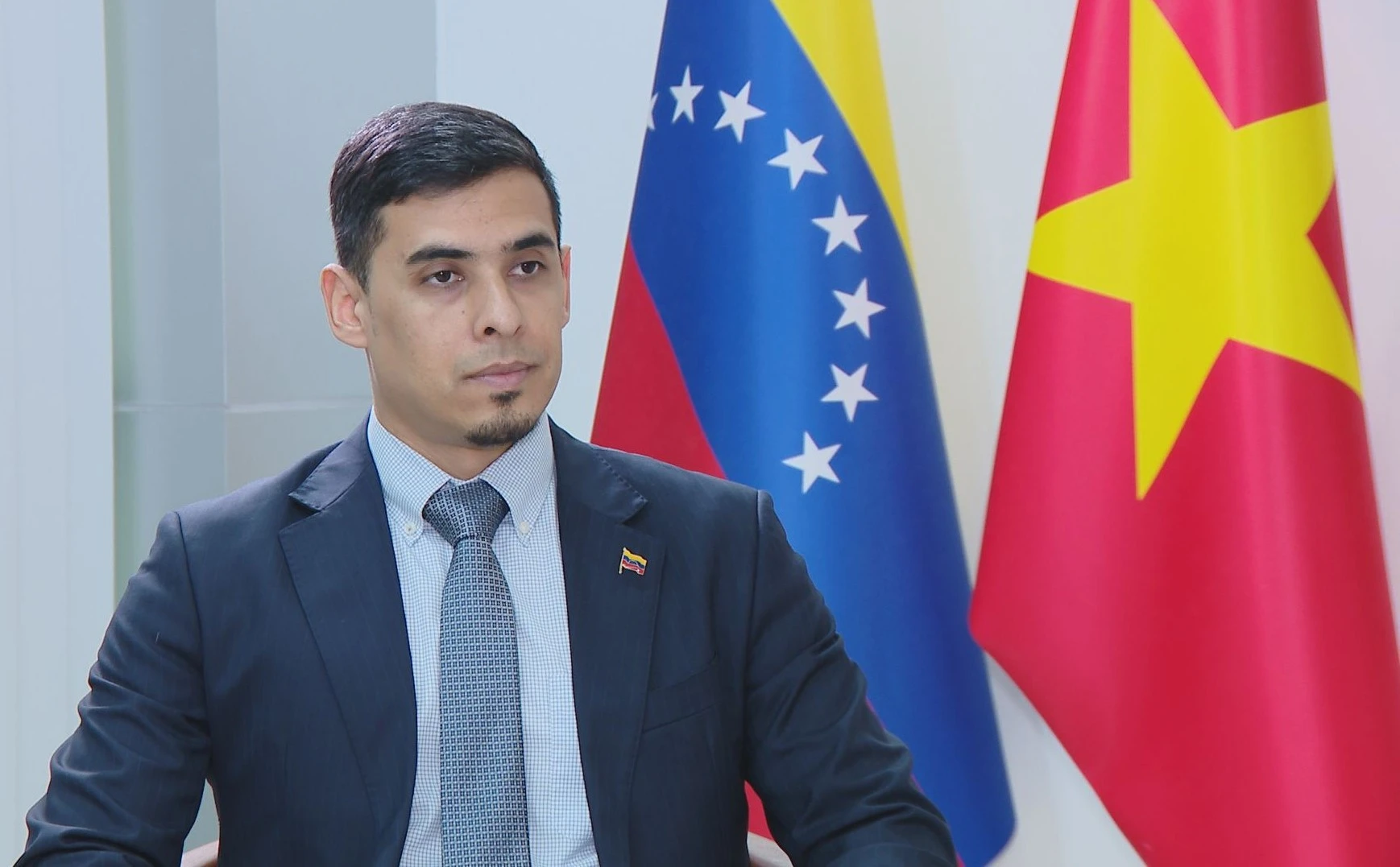 Venezuelan Ambassador to Vietnam Juan Carlos Fernández Juárez (Photo: VNA)