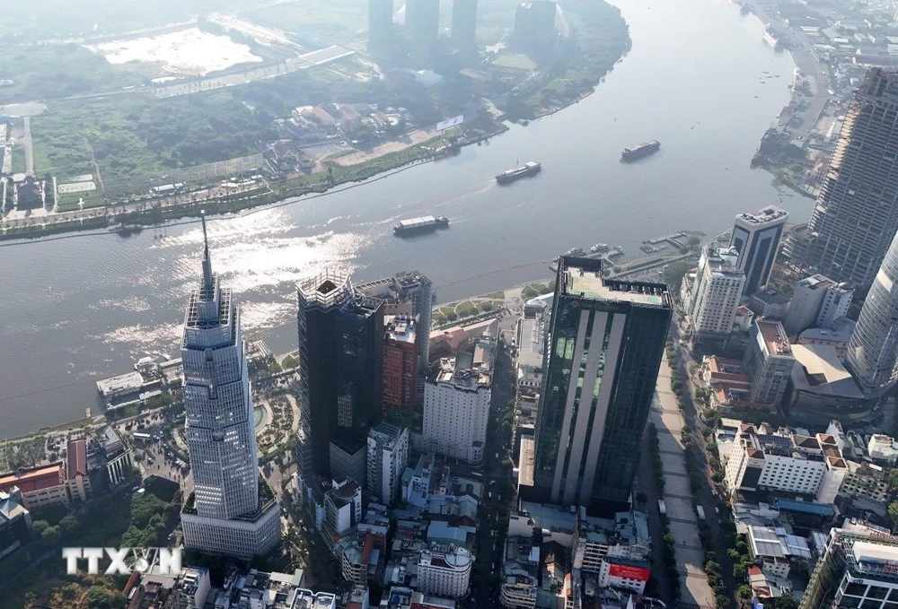 A view of Ho Chi Minh City's downtown (Photo: VNA)