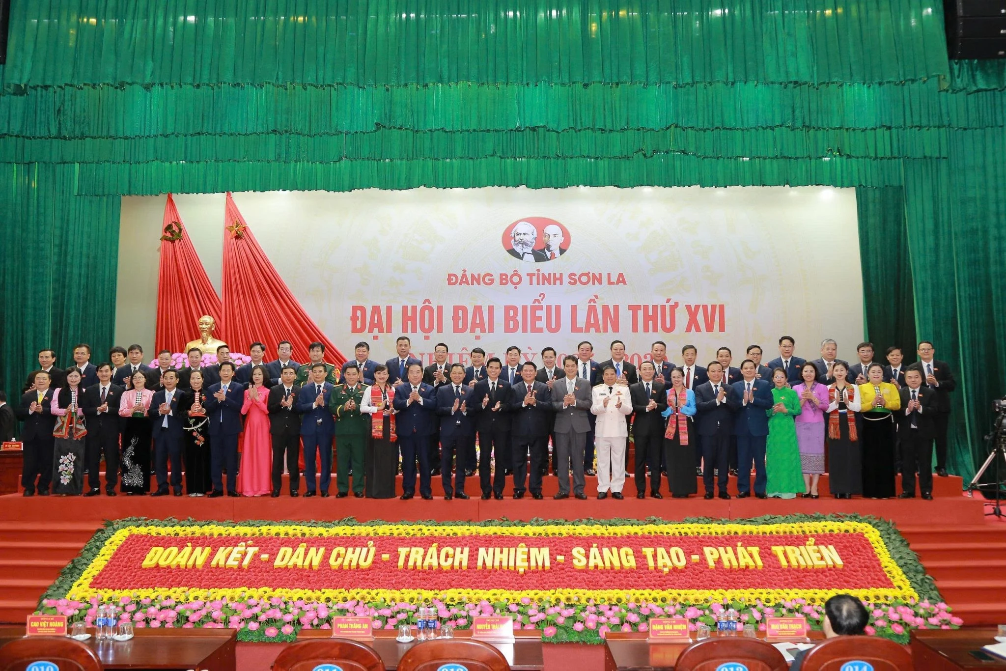 Delegates at the 16th Party Congress of Son La province, for the 2025-2030 tenure (Photo: VNA)