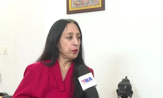 Professor Reena Mahwar of the University of Delhi, Secretary-General of the Association of Asian Scholars. (Photo: VNA)