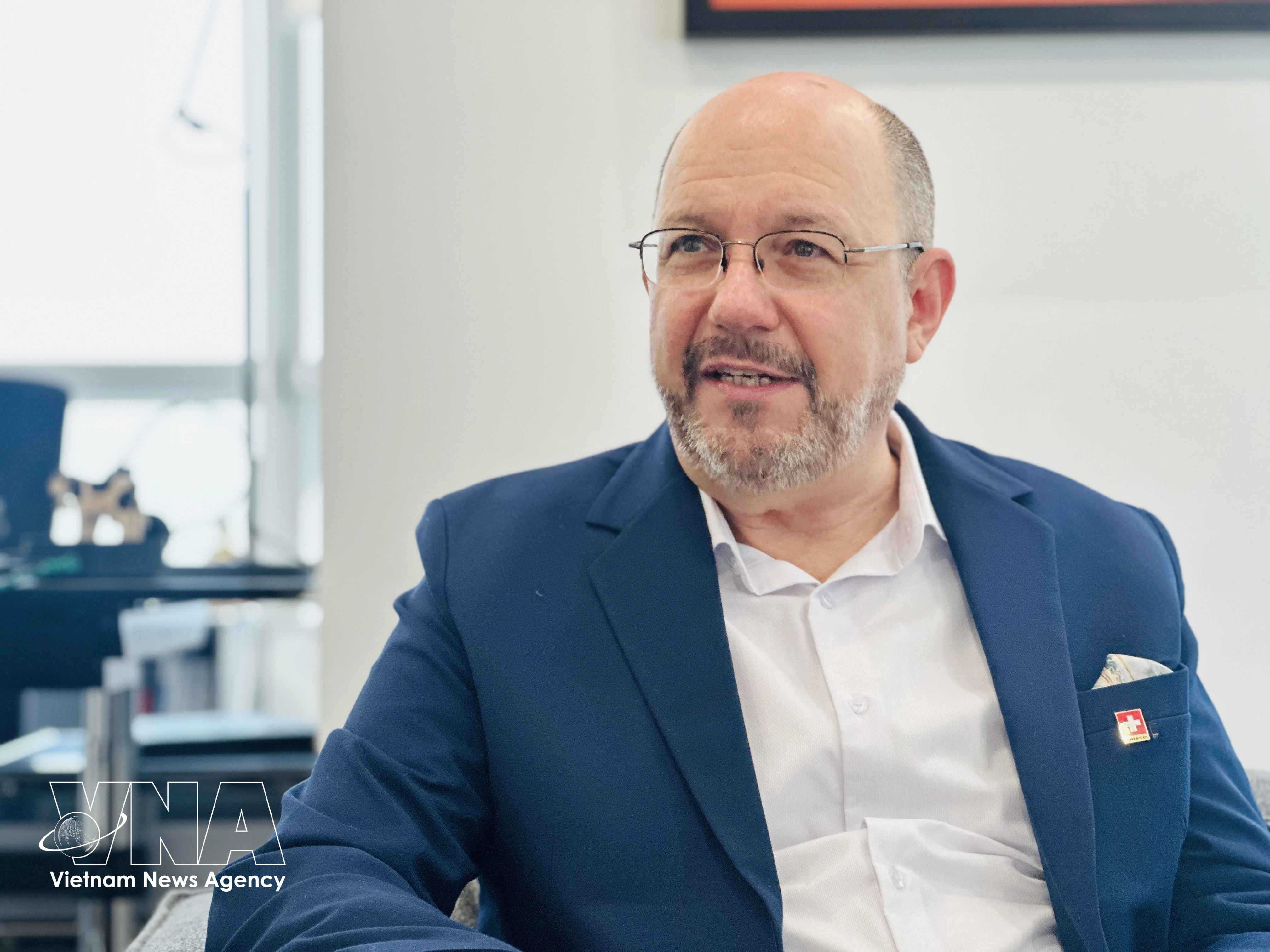 Swiss Ambassador to Vietnam Thomas Gass (Photo: VNA)