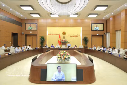 The first session of the NA Standing Committee in April 2026 (Photo: VNA)
