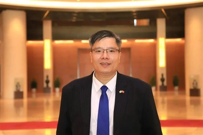 Dr Tran Hai Linh, member of the Central Committee of the Vietnam Fatherland Front and Chairman of the Vietnam-Korea Businessmen and Investment Association (VKBIA) (Photo: VNA)