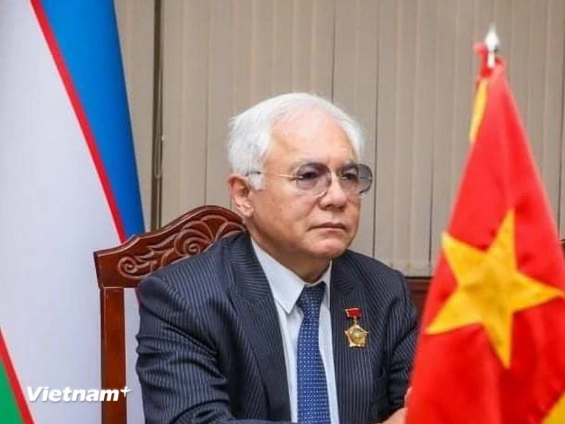 Alisher Rustamovich Mukhamedov, President of the Uzbekistan–Vietnam Friendship Association. (Photo: VNA)