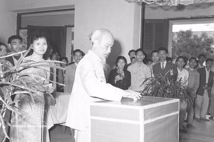 President Ho Chi Minh - A “special voter”